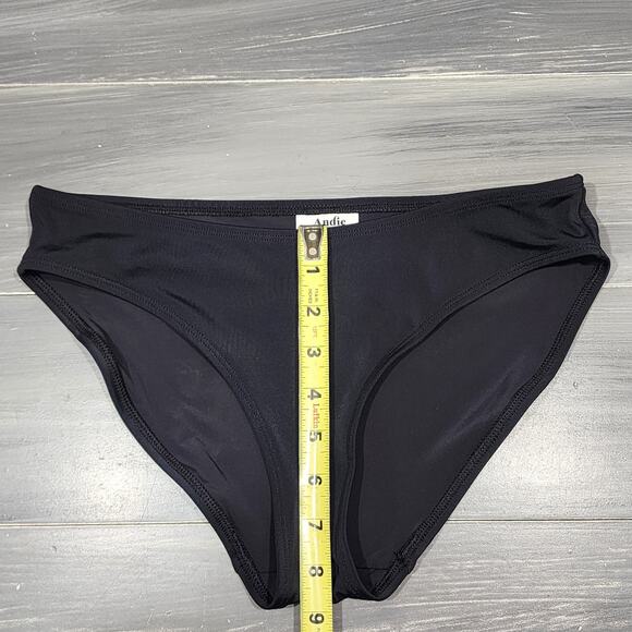 Andie‎ Bikini Bottom Swimwear Small Black - Picture 6 of 7